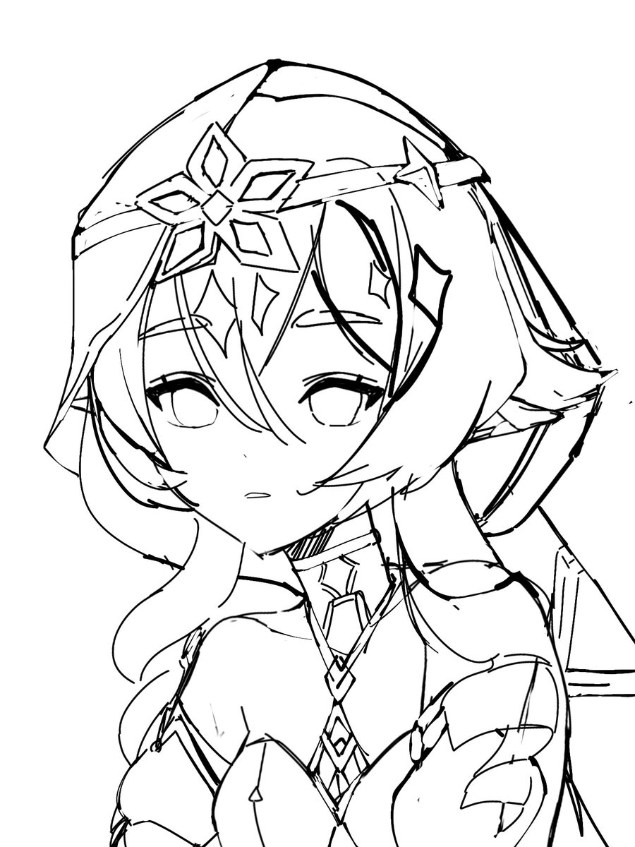 virtuaa_'s tweet photo. Layla sketch
#wip #Layla #原神 #GenshinImpact https://t.co/SpeZUNCsRW