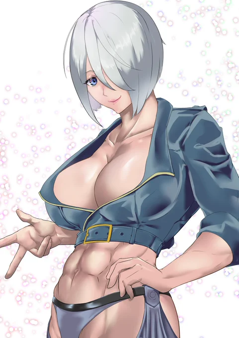 THE KING OF FIGHTER/アンヘル#KOF #アンヘル #格ゲーキャラ描こうぜ 