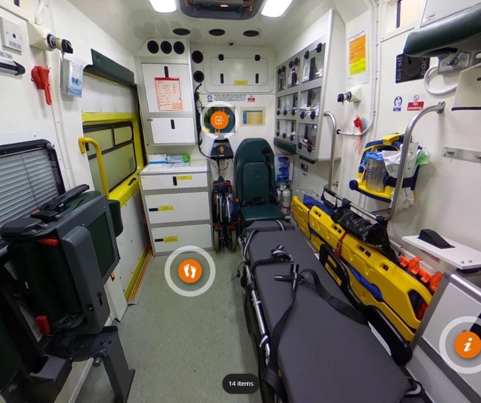 NWAmbulance's tweet photo. Introducing our Ambulance Academy, launched today. It contains everything our younger generations need to know about the ambulance service. You can even take a virtual 360-degree tour around the inside of one of our ambulances. https://t.co/37At5jkV37
#AmbulanceAcademy https://t.co/eL1Mbe9QO6