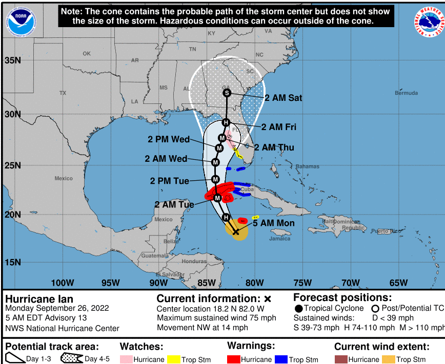 Been a few years since the last hurricane to hit our area, and this one looks like it's going to be a bad one. #HurricaneIan #hurricaneirma vlog 👉 youtu.be/BfJdAHWT3pc