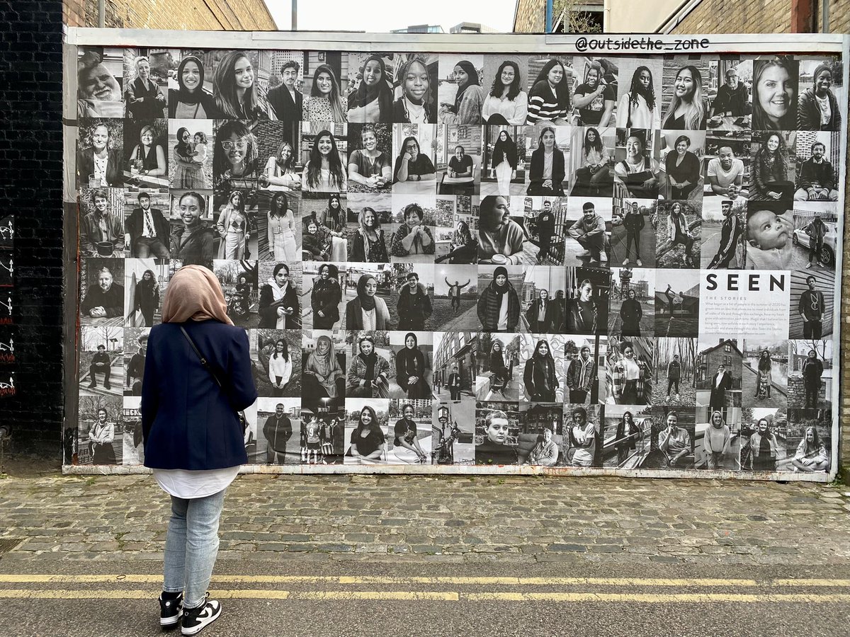 Just spotted myself on a billboard in #Shoreditch! It was an honour to be a part of this beautiful project showcasing London’s diverse stories #seenthestories #amwriting #london