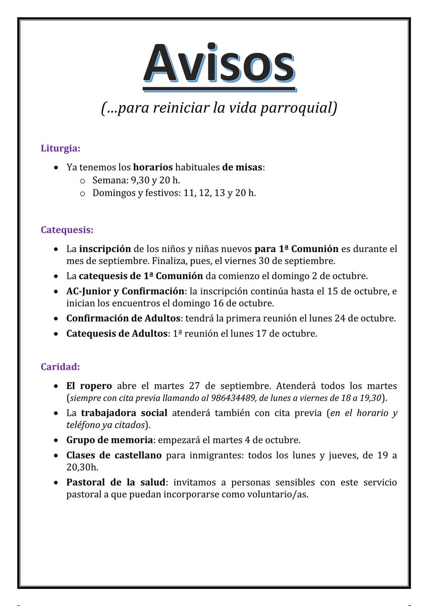 PARROQUIA SAGRADO CORAZÓN VIGO tweet media