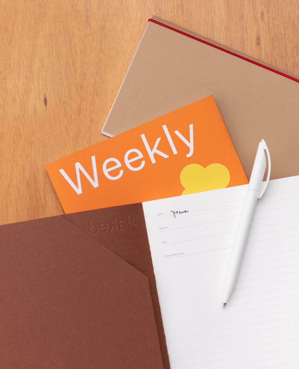 mishmashpt's tweet image. The easiest way to start a notebook. Just fill it in! #mishmash #undated #logcollection #naked