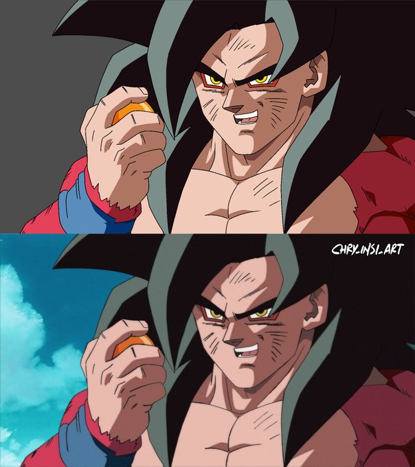 #DragonBallGT filter test on #AfterEffects 