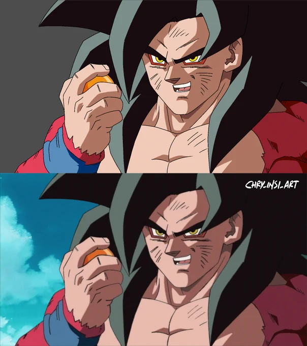 #DragonBallGT filter test on #AfterEffects 