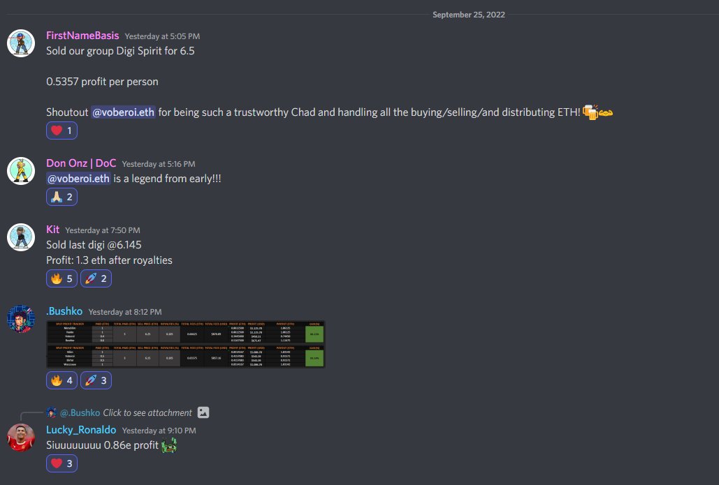 Repzy (@nftrepzy) on Twitter photo Just some of the wins in the <a href="/denofchads/">๐ Den of Chads ๐</a> yesterday alone.
Good fucking morning!
๐ค๐๐ค Just some of the wins in the <a href="/denofchads/">๐ Den of Chads ๐</a> yesterday alone.
Good fucking morning!
๐ค๐๐ค