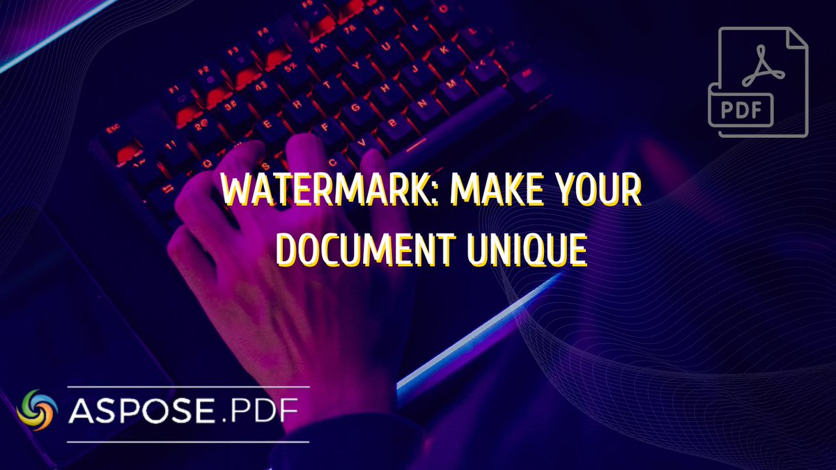 AsposePDF's tweet photo. Video-instruction "How to Add Watermark to Document". To try this application please use this link: https://t.co/Tucyi6CYrD
Video: https://t.co/ejb2b2sjDq
#Watermark #PDF #Aspose #Watermarking
@aspose @AsposePDF @andruhovski @AnHolub @writeIThere1 https://t.co/Z84Id2g9lf