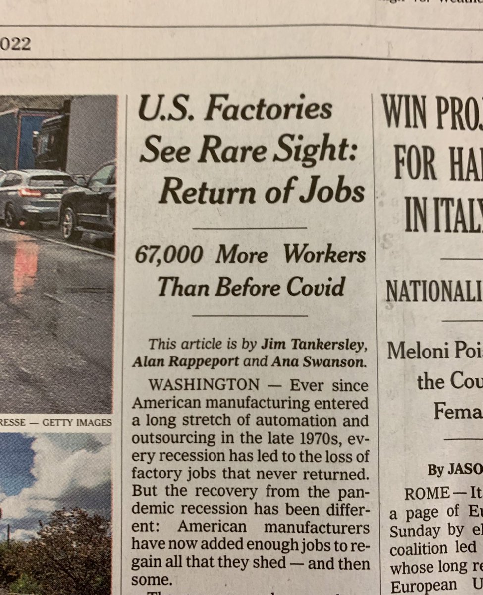 RonaldKlain's tweet photo. Not an accident.  Not happenstance.  The consequence of a Biden-Harris economic plan with “Made in America” at its heart. https://t.co/AHEbMoUTCi