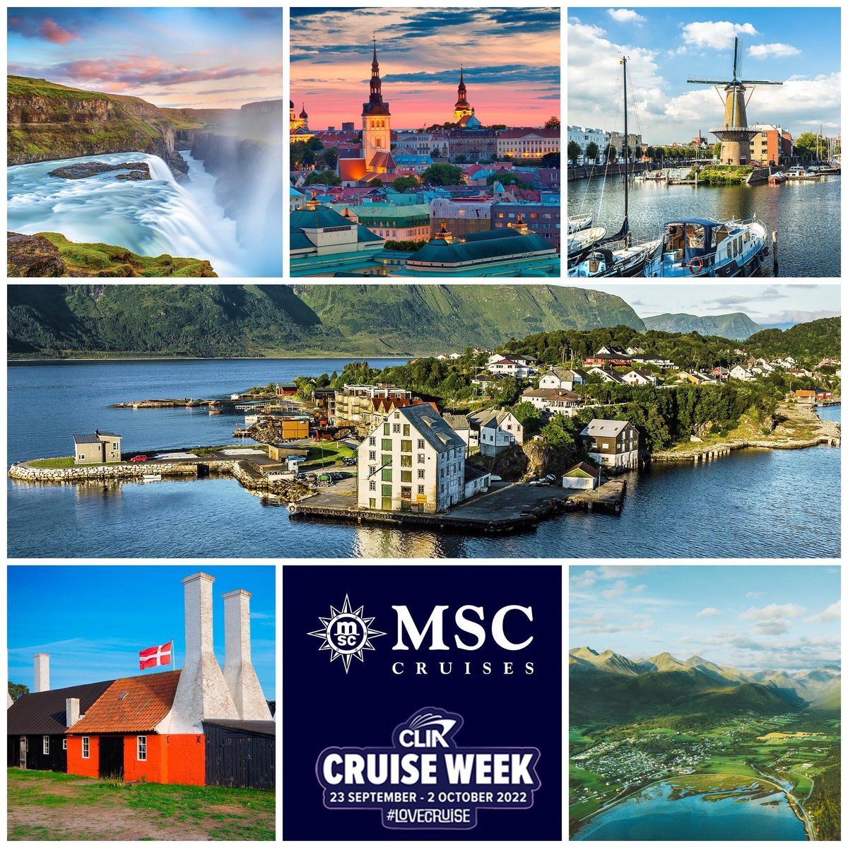 Cruising in Northern Europe offers breathtaking scenery, unique ports of call &amp; the convenience of sailing from Southampton. Join #MSCVirtuosa in the Norwegian Fjords, Iceland &amp; the iconic cities of Northern Europe including Bruges, Hamburg &amp; Rotterdam
#LoveCruise #CLIACruiseWeek