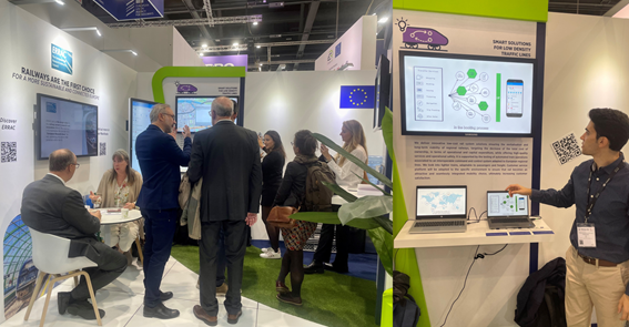 Last week we attended #InnoTrans2022 in Berlin where, together with the rest of the partners, we showed to the public our developments on the Interoperability Framework and the different analysis carried out in the field of Business Analytics.