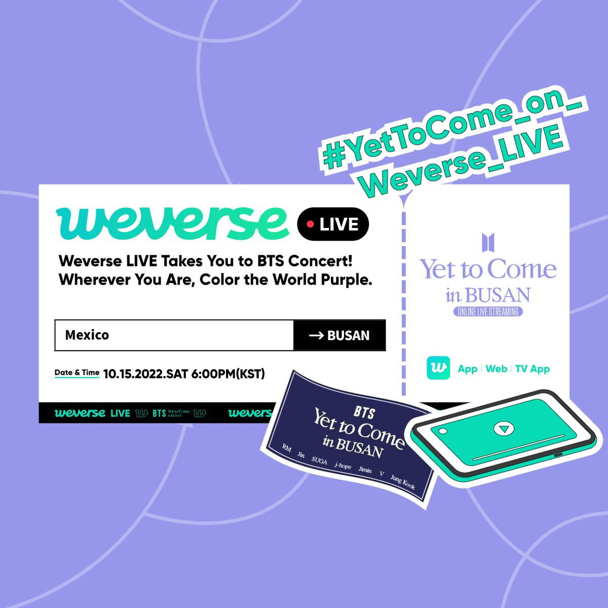 day2_seok's tweet photo. #YetToCome_on_Weverse_LIVE

Here go! 💜✨ https://t.co/Ab3WEjniDB