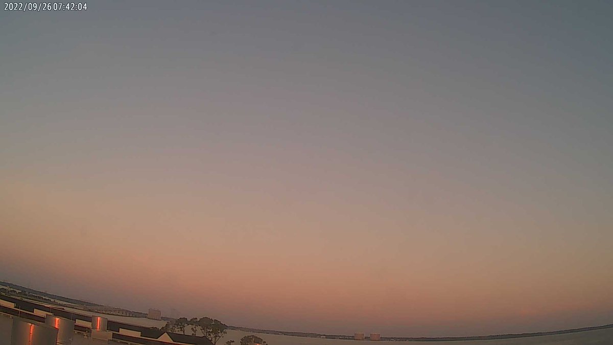 FSUPCWxSTEM's tweet image. FSU Panama City at sunrise and it&apos;s 78 F.