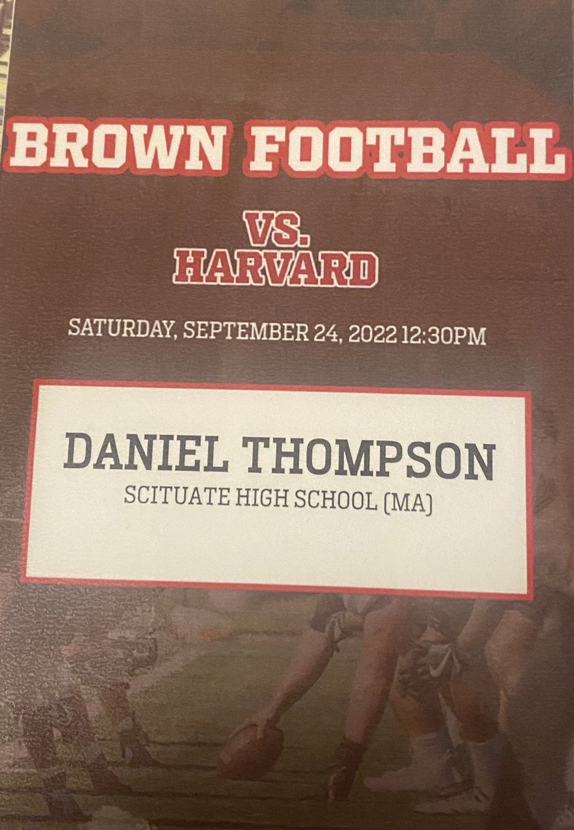 Excellent day @BrownU_Football ! Thank you @CoachMMac1 @Coach_RMattison @CoachDunny @BrownHCPerry and the entire staff for the opportunity! @ScitFootball