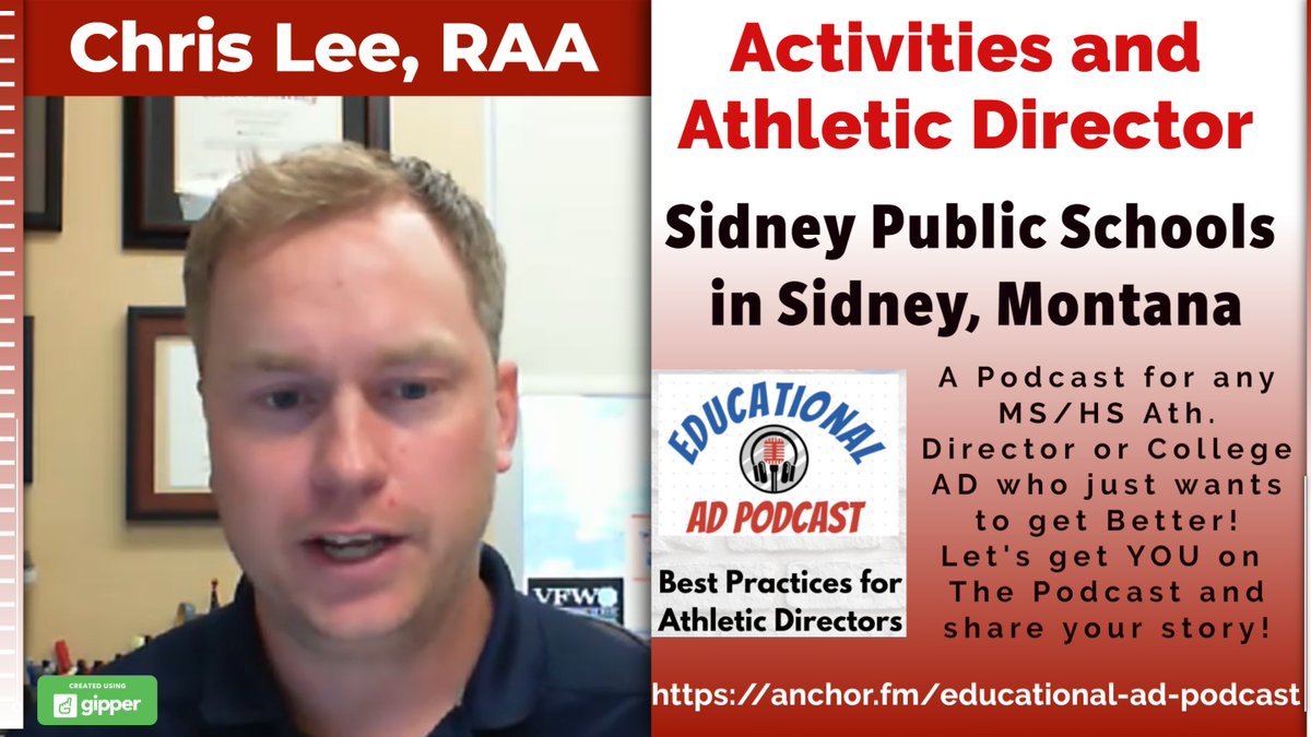 jakestouchdown's tweet photo. Chris Lee of Sidney, Montana shares his story on The Educational AD Podcast! https://t.co/SZUHJ2cwLM @clee2110 @sidneyeaglesmt @coach_ad @TheADThinkTank @MHSA_MT @BadlandsSports @montanasports @spencermartintv @Idaho_aaa @CIFState @OfficialTHSADA @NYSPHSAA @IIAAA3 @HeresTony2 https://t.co/Vly7Q0fghd