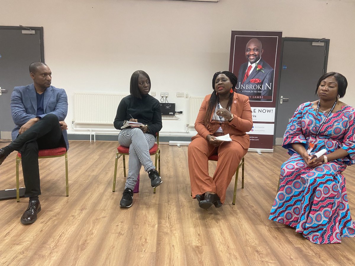 Massive thanks to all our speakers @CllrBisiOsundeko @@CllrVanessaBoateng ⁦<a href="/BrianChanner/">Brian Channer</a>⁩ #speakingforourselves <a href="/BlackLabouruk/">Black Labour</a> fringe event #AreWeThereYet at the ⁦⁦<a href="/UKLabour/">The Labour Party</a>⁩ #Liverpoolconference. Thanks @CllrValerieBossmanQuarshie for anchoring the event. One love