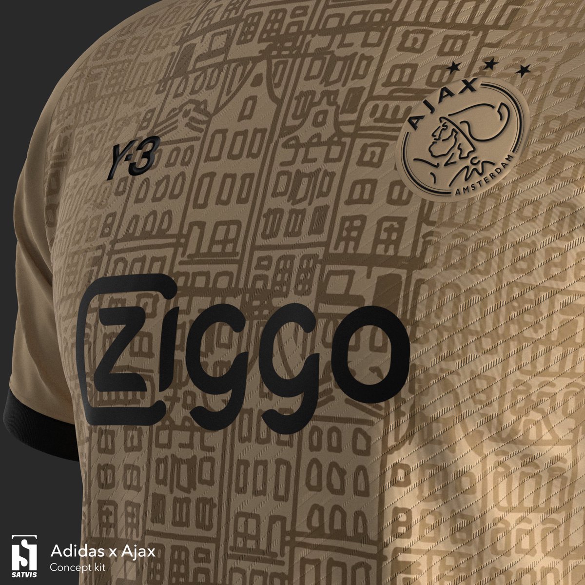 satvis_graphics's tweet photo. Concept kit :  AFC Ajax x Y3
⚜️ Third kit ⚜️
@AFCAjax @Ajax__France

#adidas #graphisme #satvis #Ajax https://t.co/MkmeJ0lcwH