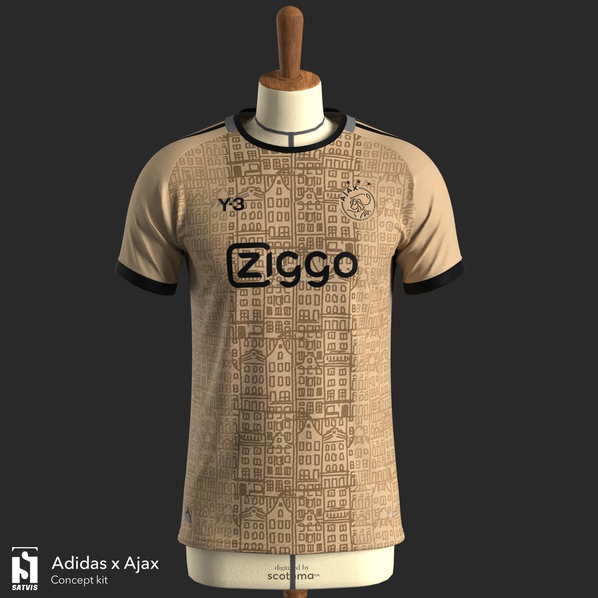 satvis_graphics's tweet photo. Concept kit :  AFC Ajax x Y3
⚜️ Third kit ⚜️
@AFCAjax @Ajax__France

#adidas #graphisme #satvis #Ajax https://t.co/MkmeJ0lcwH