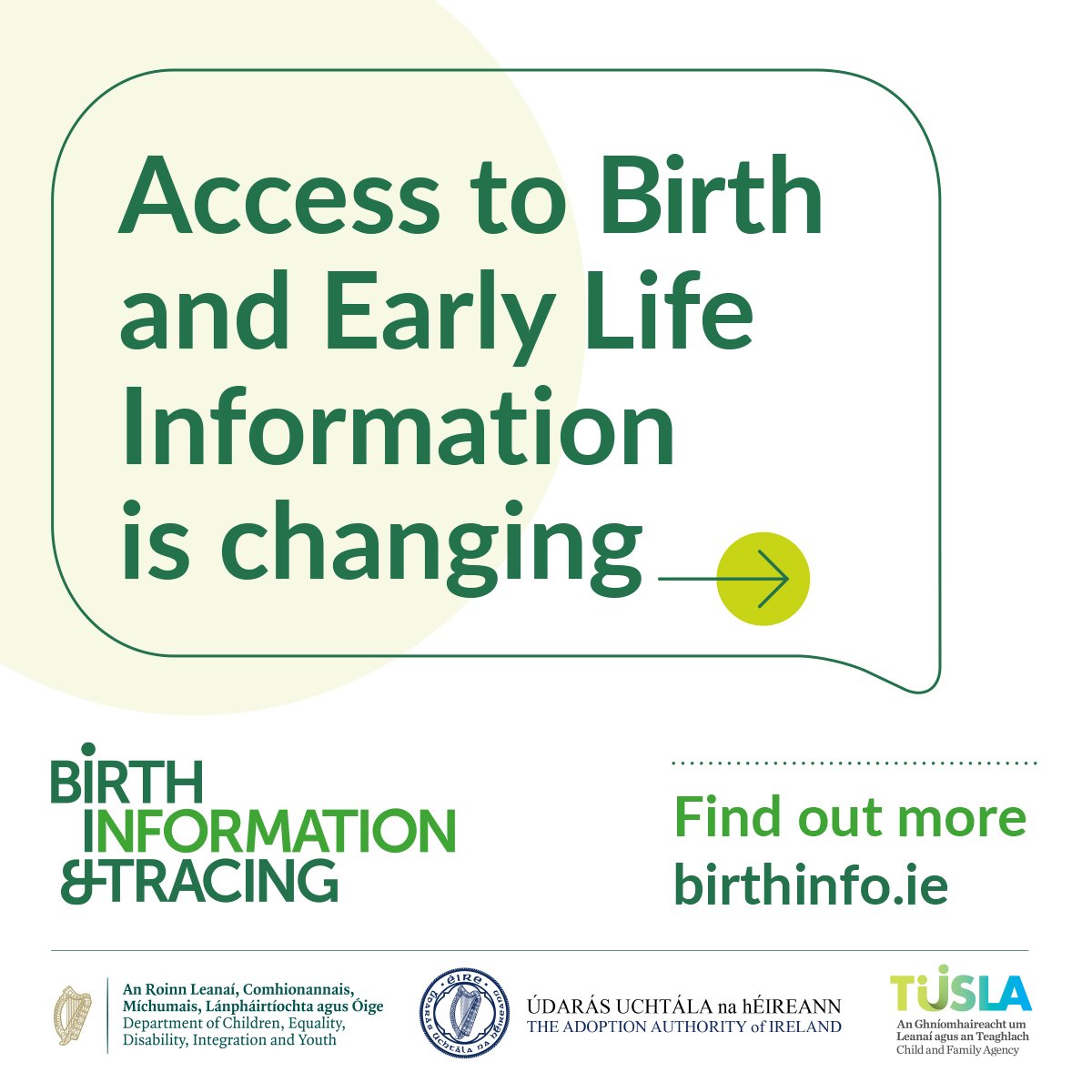 Embassy of Ireland on Twitter "Access to birth and early life