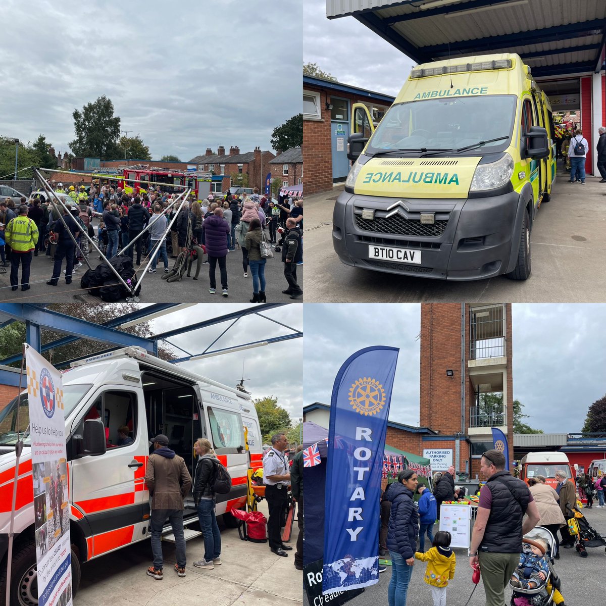 WilmslowFS's tweet photo. A very sincere thank you from everyone here at wilmslow fire station following our open day! Thank you to all the amazing volunteers who gave up their time, our partner agencies and fellow crews for attending and helping out and to our amazing community for coming and joining us! https://t.co/WWOrK4Xdm5
