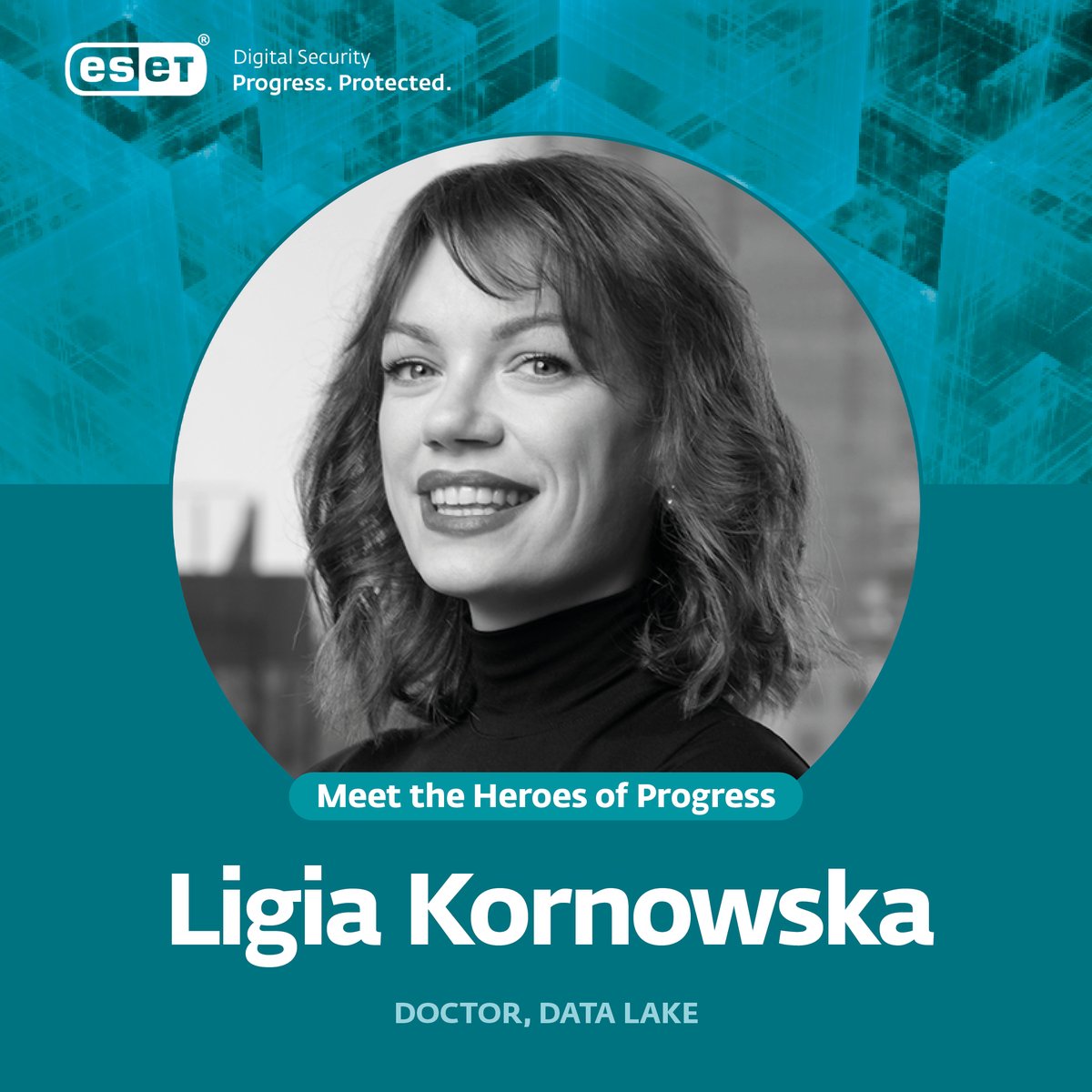 Changemaker <a href="/LigiaKornowska/">Ligia Kornowska</a> is today’s pick. 🏆

For the past 3 years she has been listed among the 100 most influential people in Polish healthcare. She has also appeared on the Forbes 25 under 25 list.

eset.com/int/progress-p…
#ESET #HeroesofProgress #ProgressProtected