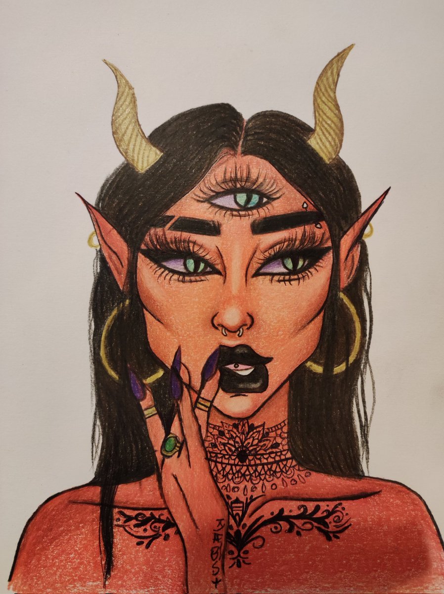 matin_spr's tweet photo. The evil girl has 3 parts, this is the last part, it is a drawing with colored pencils, and you can buy all 3 parts in NFT form on my object page, thank you for your support.
https://t.co/WZV8HM1g2a https://t.co/TV1J9vpEbw