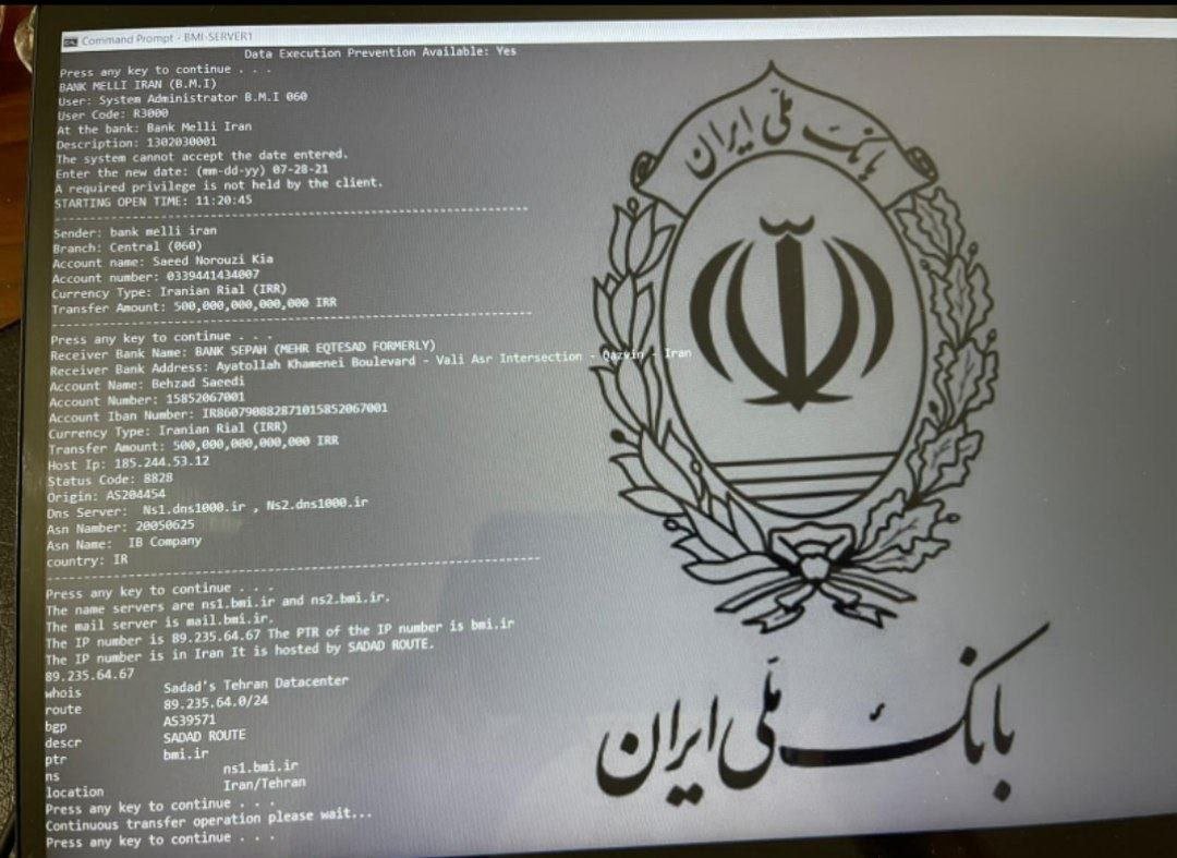 به نظر بانک ملی ایران رو هک کردند
هک شده توسط YourAnonSpider

#مهسا_امینی #OPIran #MahsaAmini