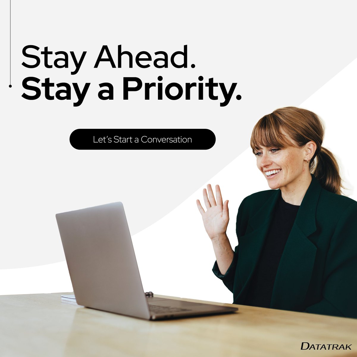 DATATRAKinc's tweet photo. You’re number one and you should be treated like it. We won’t push you to the side or let you get lost in the noise. With Datatrak, you and your team will stay our priority. Let’s start a conversation: https://t.co/lRZYMYpxDb https://t.co/tyswsm96yy