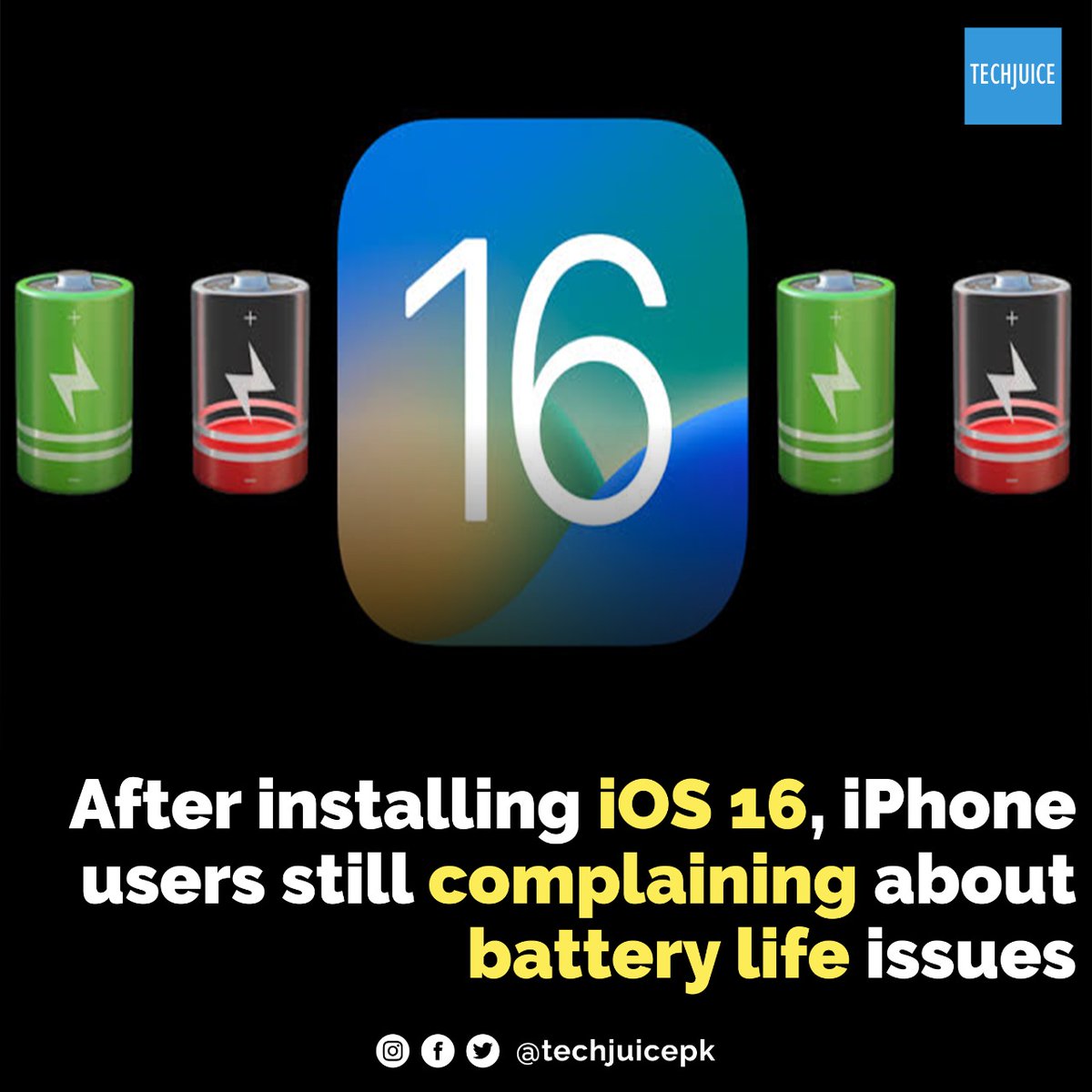 TechJuicePk's tweet image. Is your iPhone battery life working properly after installing iOS 16? Is it significantly worse than when you were running iOS 15?

Read more: techjuice.pk/after-installi…
#ios16 #iphonebattery #ios16features #iphone #ios #software