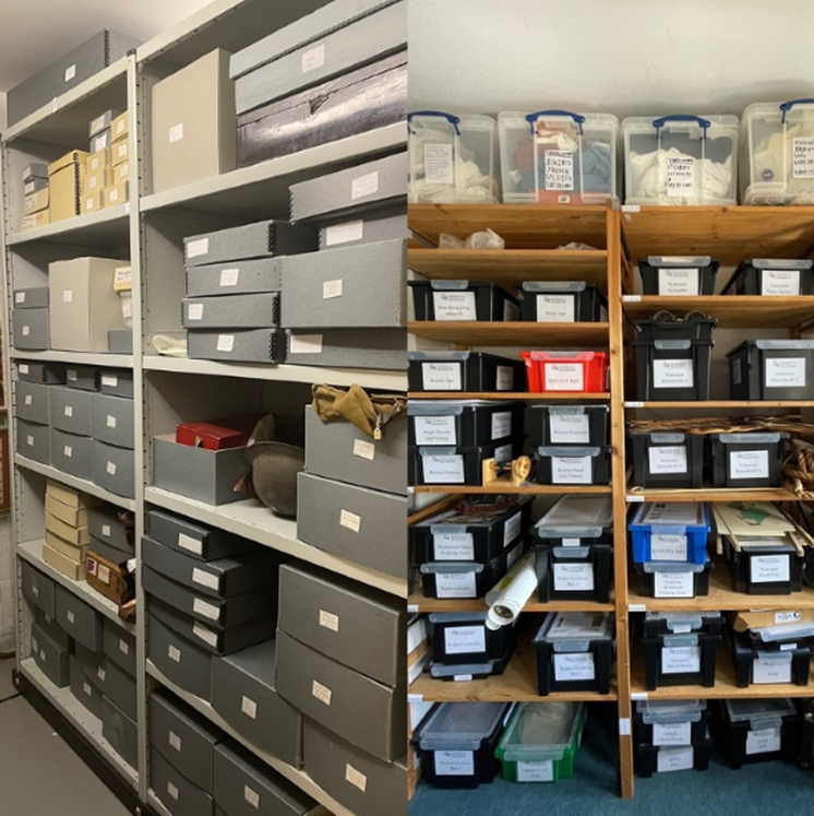 museumrichmond's tweet photo. #Behindthescenes at the Museum! Thanks to a generous grant from @Aimuseums and @ThePilgrimTrust , we have been working with the wonderful Janie Lightfoot Textiles to undertake a professional collections audit 🏛️
.
.
.
#thankyou #collectionscare #museumstores #caringforthefuture https://t.co/xtEjTQcVvn