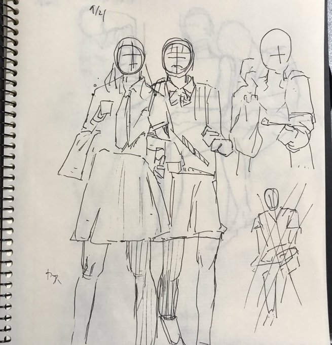 供養 #ゆるクロッキー 