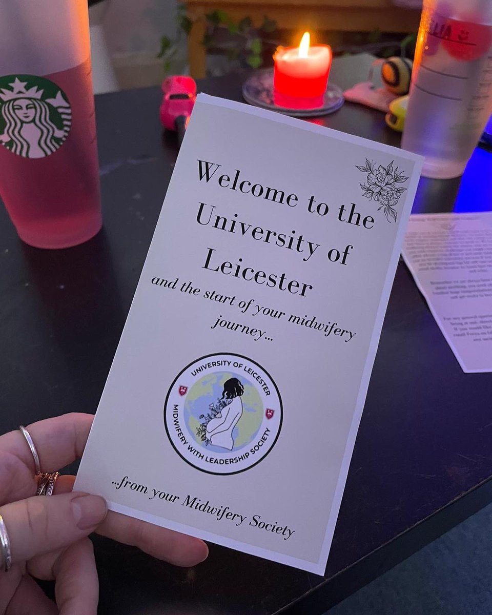 Leics_midsoc's tweet photo. It was so great to meet our new first years today and hand out our welcome leaflets with @_humairaamulla affirmation cards! We can’t wait to meet them all properly on Friday 💕 @uolmidwifery  @uniofleicester #studentmidwife #midwife https://t.co/fSu3dXnm2k