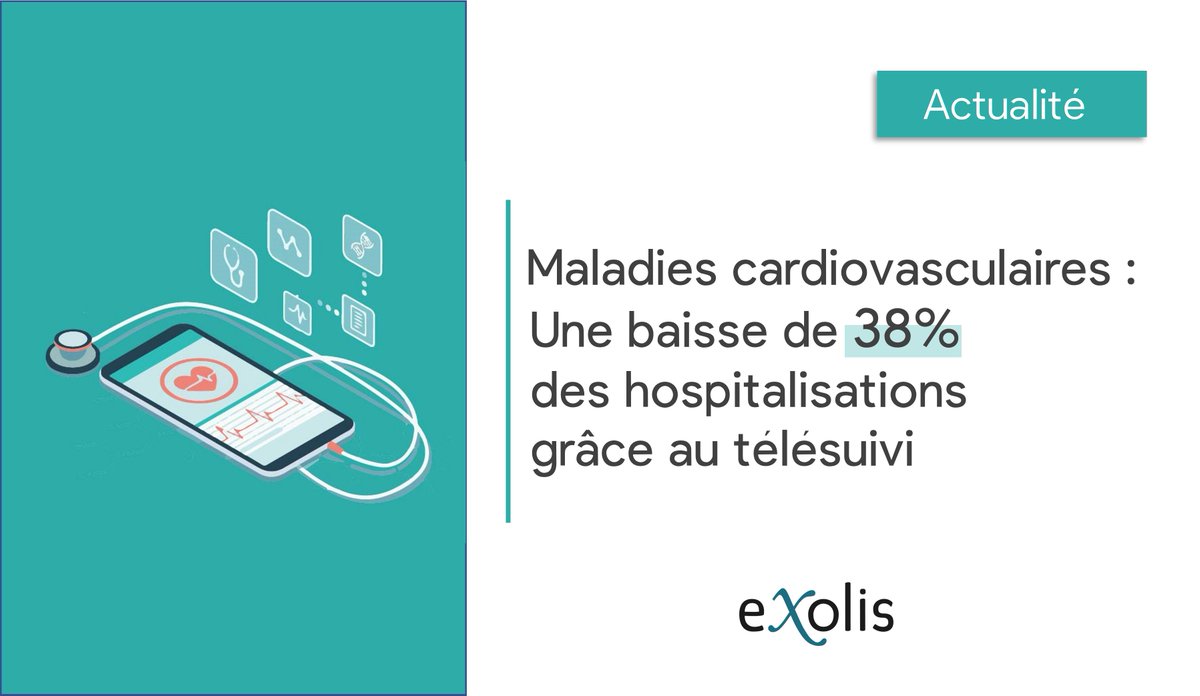 Le #télésuivi : des résultats probants !
Découvrez la revue ESC Heart démontrant que le télésuivi permet de réduire significativement le taux d’hospitalisation et de mortalité des patients atteints de maladie cardiovasculaire. 
👉 lnkd.in/eCYiNs3N