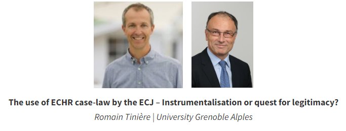 ☕️E-coffee 3 October

Join us next week for an e-coffee on cross-influences and interactions between EU law and the ECHR with prof Romain Tinière and prof Johan Callewaert. Register before 29 September!

law.kuleuven.be/eur/en/events-…