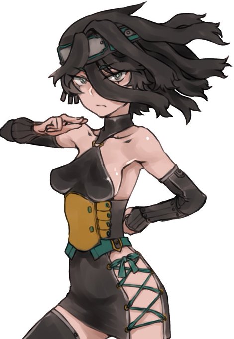 黒ベースも芸がないかなあ…… 