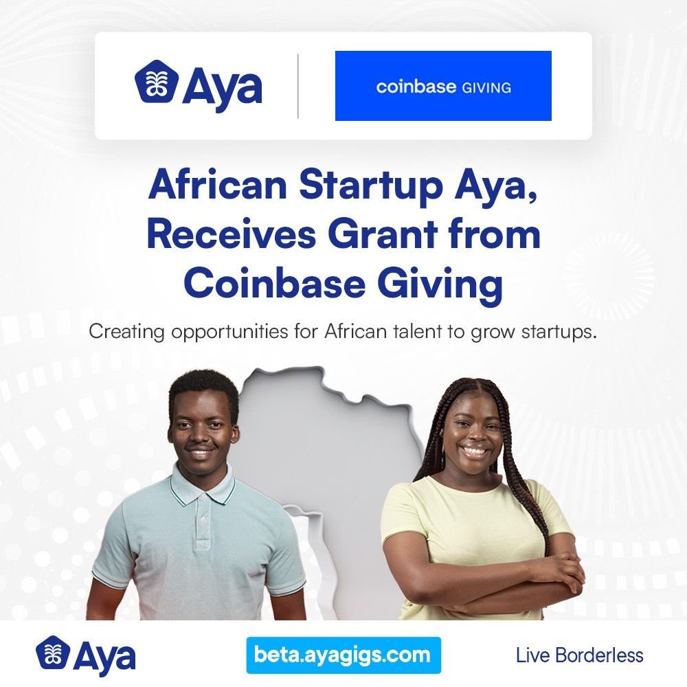alexlobaloba's tweet photo. The tuition cost for this free training has fully been covered by Coinbase Giving - the lead partner in collaboration with @ayagigs. This training will run virtually for 6 months.

All you have to do is register here: https://t.co/9tKYoMh7cK and remember to tell someone about it. https://t.co/sOyIURKgu2