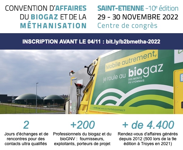 AAMF_Agris's tweet photo. #Méthanisation #GazVert Inscrivez-vous vite à la convention d'affaires de @BiogazVallee @gazafg @AFGNV @ademe @expobiogaz @ChambagriAURA https://t.co/XPBysIFo6e