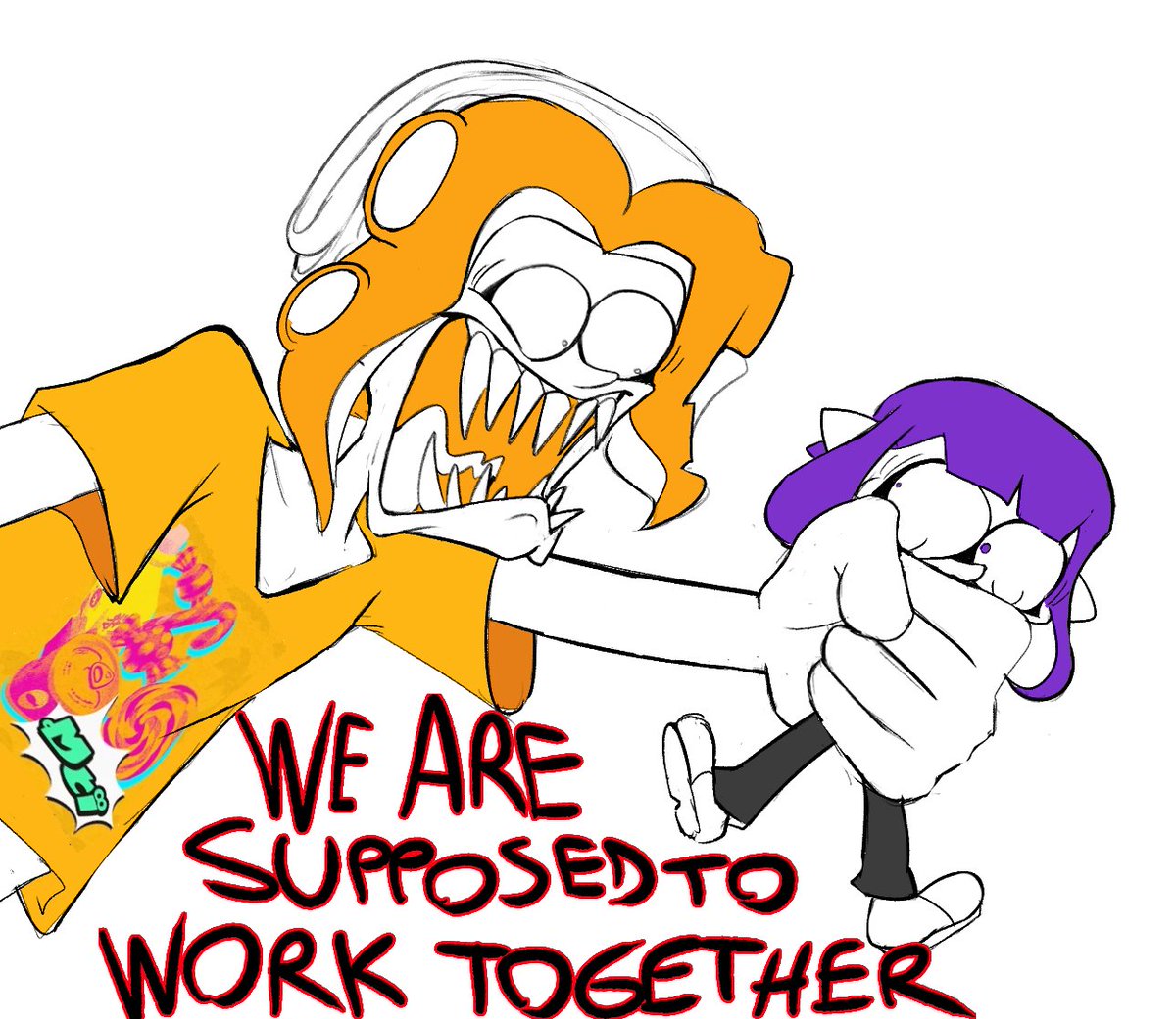 Sluka64's tweet photo. The #Splatoon3 Tricolor battles experience
#Splatfest #Tricolorturfwar https://t.co/E1C6s3lVjE