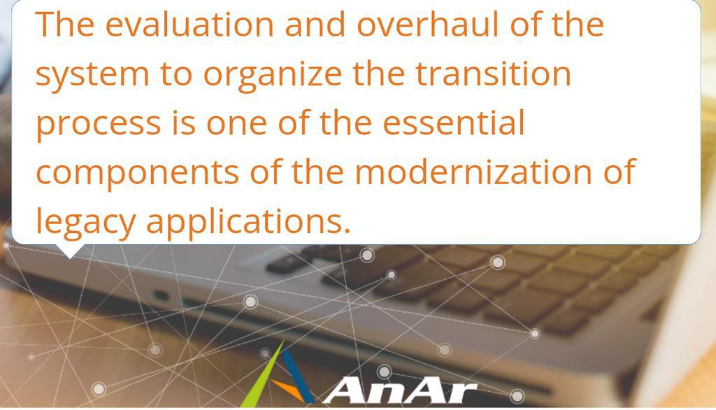 laxgulawani's tweet image. 10 Questions to ask before you dive into Legacy Application Modernization: lttr.ai/2ifL

#AppModernization #LegacyApplication #AnArSolutions #Cloud