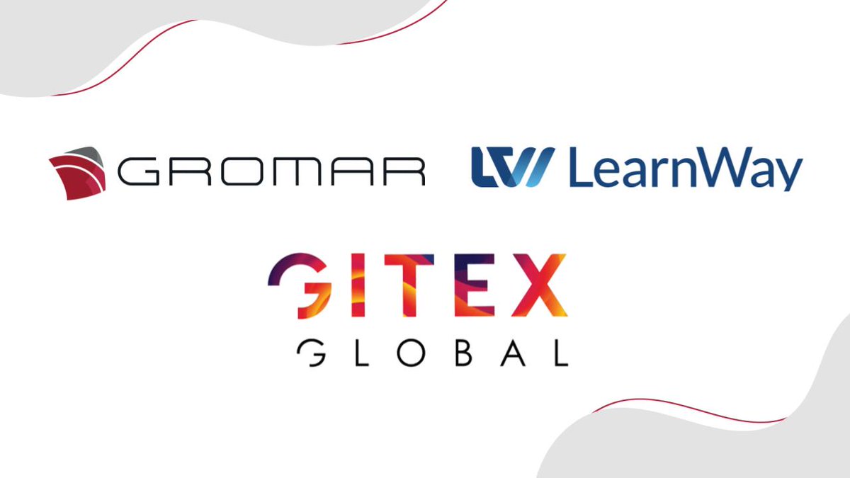 GroMarEu's tweet photo. Już 10 października mamy wyjątkową możliwość pojawić się na #GITEXGLOBAL, gdzie zaprezentują się liderzy z branży technologicznej oraz startupy, w tym my, z naszą marką LearnWay.
Bądźcie na bieżąco i śledźcie nasze profile!
FB👉https://t.co/zUihBVdWgK 
LI👉https://t.co/mEaEQNrpqV https://t.co/tGxy4Bgz9a