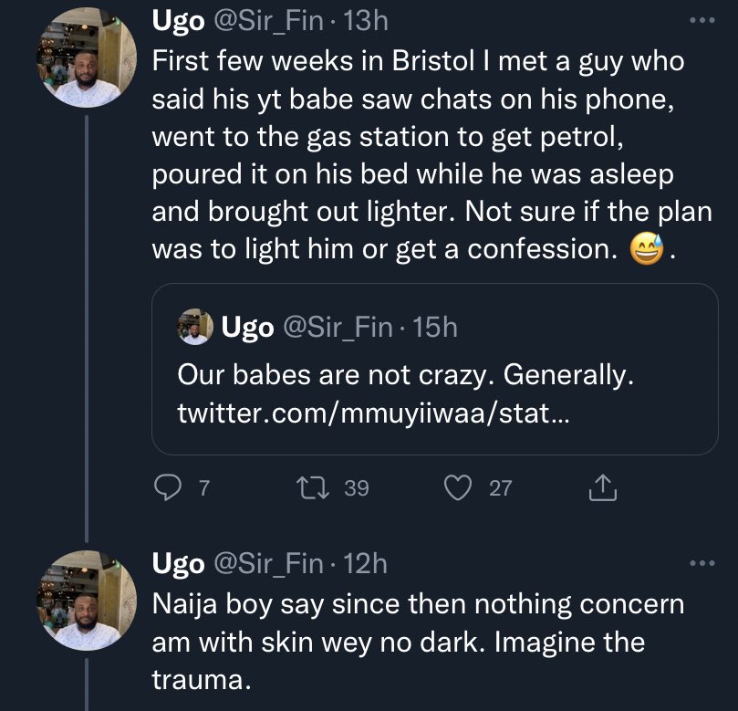 Instablog9ja on Twitter "Man reveals what a white lady did after she