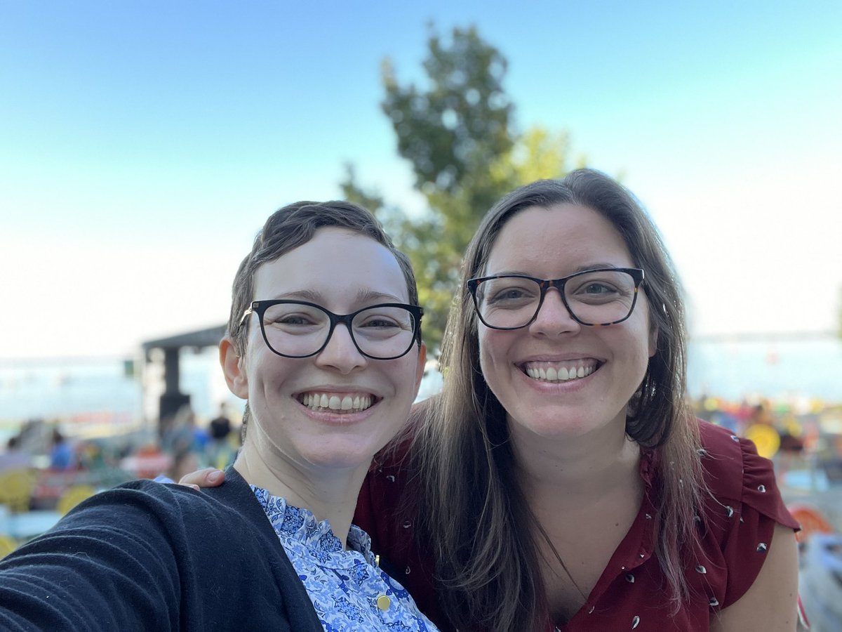 To celebrate today- our 1st HPM Fellowship interview day of the year! A pic of our phenomenal Uchicago palliative med fellows for this year (Dr. Laura Kahn &amp; Dr. Kelsey Dullinger) @ PalliTalk this month! We’re so lucky to have you &amp; look forward to seeing your careers blossom ❤️