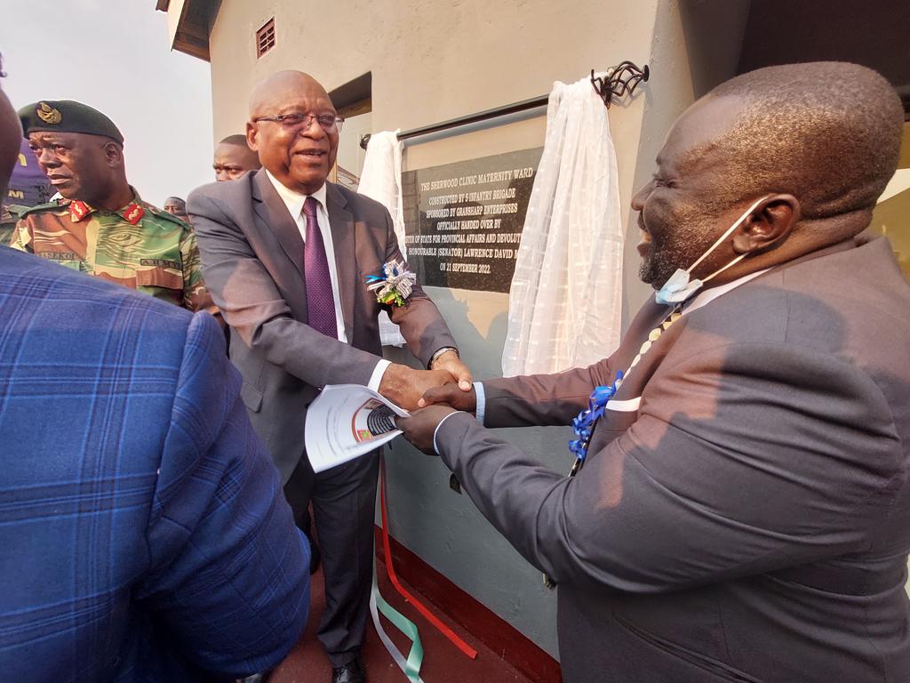 Handover and Commissioning of the Maternity and Executive Ward at the Sherwood Clinic by Hon Mavima. The Maternity ward was funded by Gransharp Enterprises as part of their CSR program and construction was done by the ZDF. 
<a href="/InfoMinZW/">Ministry of Information, Publicity & Broadcasting</a> 
#nyikainovakwanevenevayo
#Vision2030