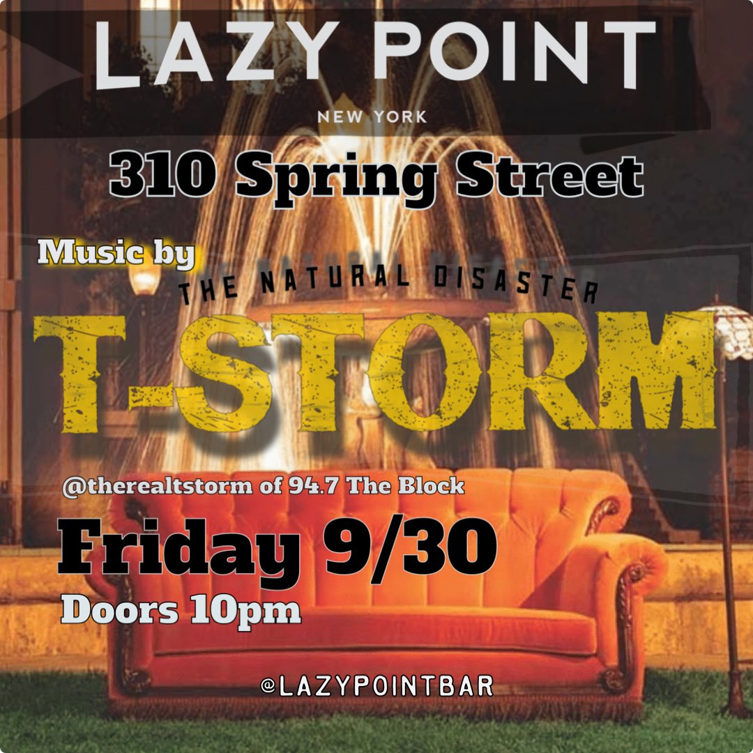 TherealTStorm's tweet image. Friday 9/30 come party !!!! #beatsbystorm #realdjsmatter #nycnightlife