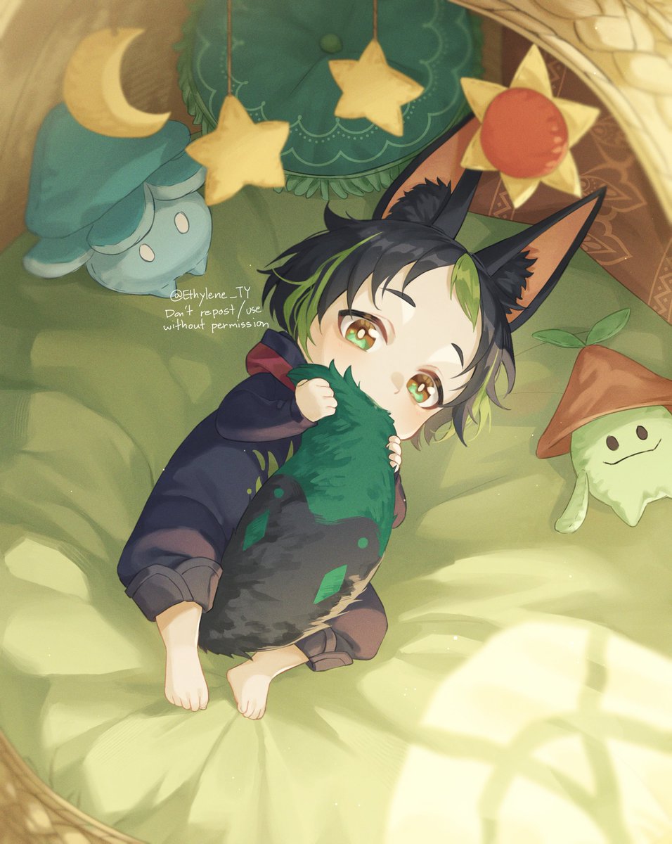 Ethylene_TY's tweet photo. Little Vulpes🍼 #Tighnari https://t.co/lbhF55X7JN