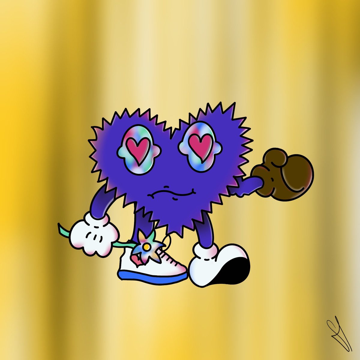 Just finished this derivative of <a href="/HeartNFTs/">The Heart Project</a> #6333 for my dear friend <a href="/RamyNaffaa/">Rommè</a> 

#nft #derivatives #art #theheartproject