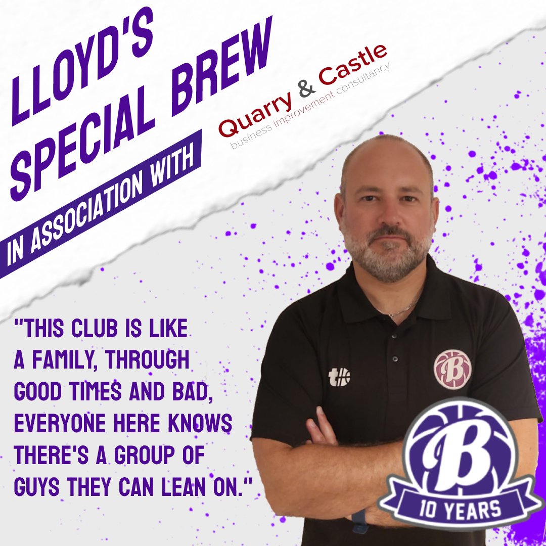 BrewersHoops's tweet photo. Lloyd's Special Brew - perfect to start your week!

This week he speaks about our family culture and our unique links to our next opponents, Cheshire Raptors' (Wirral).

Supported by Quarry &amp; Castle.

#lloydsspecialbrew #Basketball #UpTheBrewers #NWBA

https://t.co/qqLcjNeyA5 https://t.co/S5fGHJlTxn
