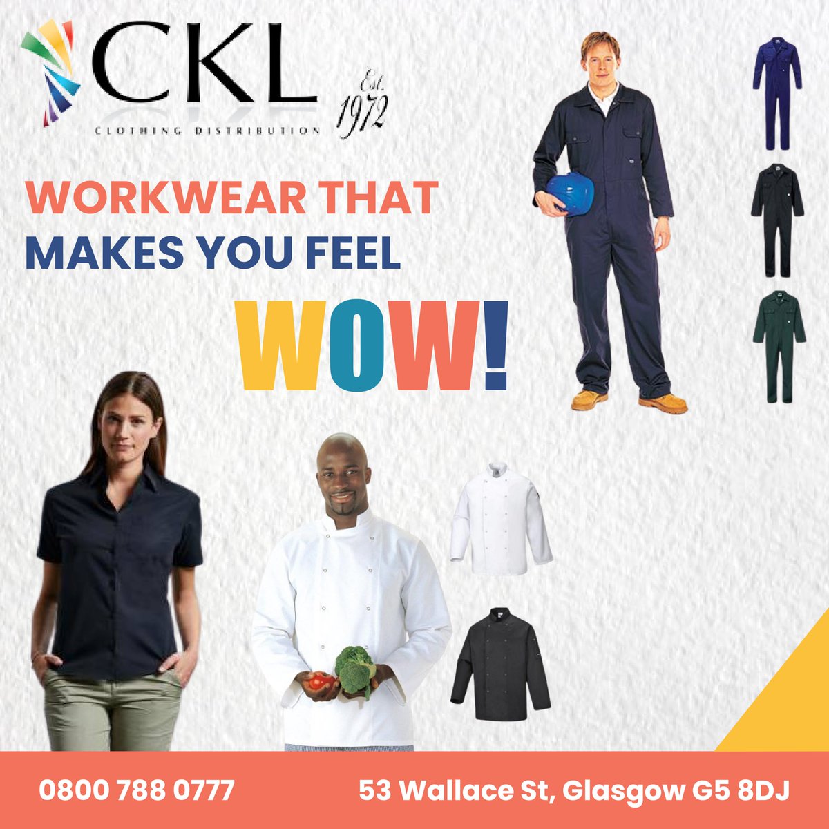 At CKL, we believe creating workwear that is
made for you is essential in helping you to feel secure as professionals in your industry. After all, you deserve it! Our workwear is made with 100% love, care and attention, 
#ckl #workwear #workwearstyle #vintageworkwear #wholesale