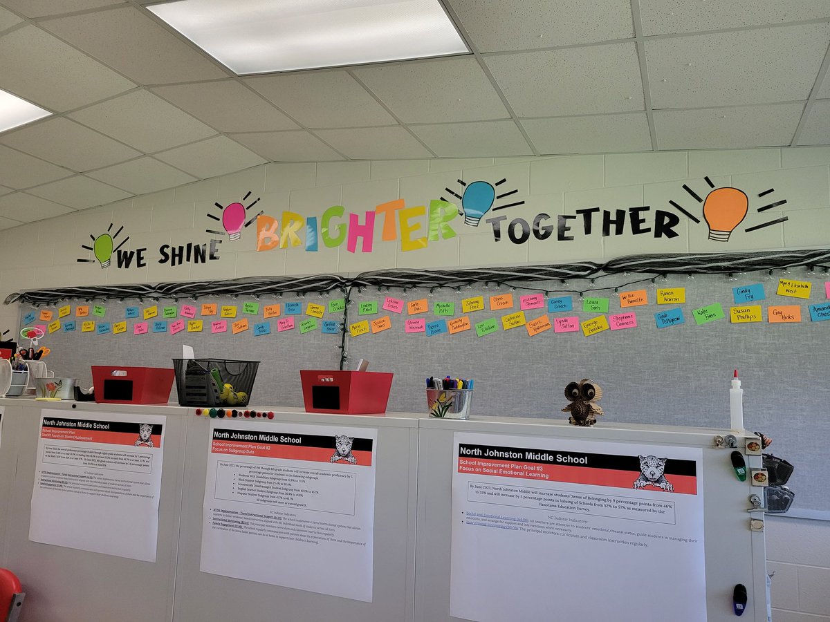 I love how organized and intentional our MTSS Leaders at NJMS are being with their Data-Based problem solving and School Improvement processes. <a href="/JCPS_NC_MTSS/">Johnston County Public Schools MTSS</a> <a href="/heatherpanders/">Heather P Anders</a> <a href="/TTHOMAS_ED/">Dr. Tamara Thomas</a>