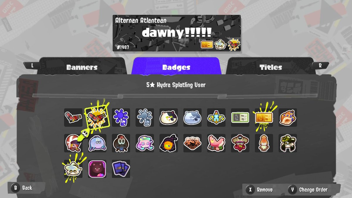 dawnflights's tweet photo. finally... 5 star hydra. now it's heavy's turn #Splatoon3 https://t.co/JPz9964O7b