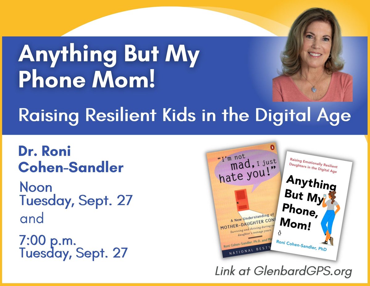 Technology is changing how teens identify, learn, develop social skills &amp; communicate.
Learn how to handle the modern challenges of parenting w clear, practical advice, how to maintain close relationships, keep teens safe &amp; help them become resilient, capable, confident &amp; healthy